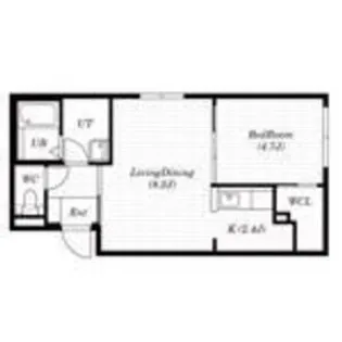 PRINCIPAL南郷(プリンシパルナンゴウ)【102号室号室】の間取り