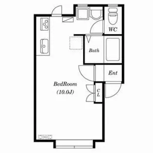 アーバンポイムA棟【102号室号室】の間取り