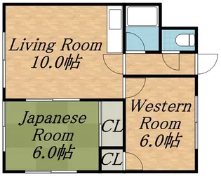 パークハイツ38【105号室】の間取り