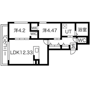 DOMINION N27(ドミニオンN27) 仮)N27W3 M【3階】の間取り