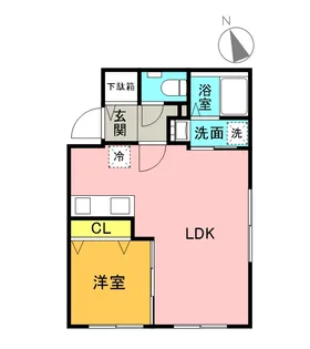 VICTOIRE麻生(ヴィクトワール麻生)【2階】の間取り