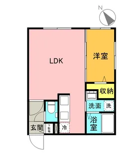 VICTOIRE麻生(ヴィクトワール麻生)【406号室】の間取り