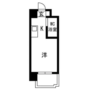 あおばビルN25【613号室】の間取り