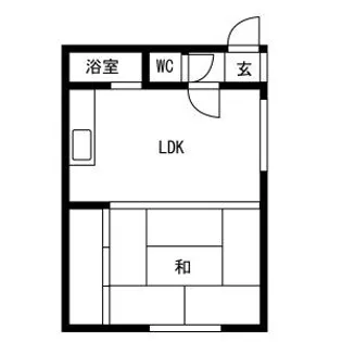 ハイツプリンス【205号室】の間取り