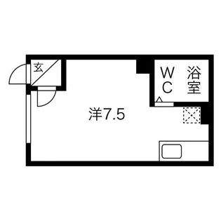 エクセルクラーク教育大前【203号室】の間取り