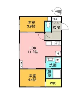 メルヴェーユ麻生【3階】の間取り