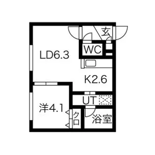 SASA南郷(ササ)【3階】の間取り