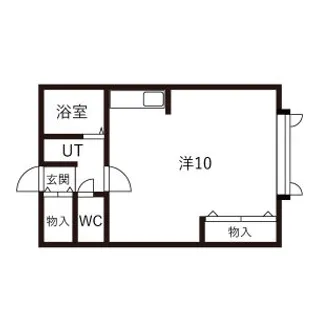 黒田ハイム【205号室】の間取り