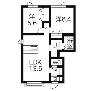 シャーメゾンΑⅦ【1階】の間取り