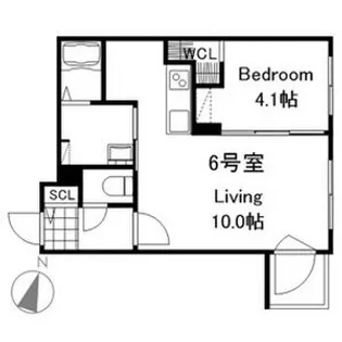 ラグランジュ元町【1階】の間取り