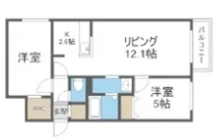 MAISON YOU ME【3階】の間取り