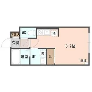 COFFRET(コフレ)平和通6【1階】の間取り