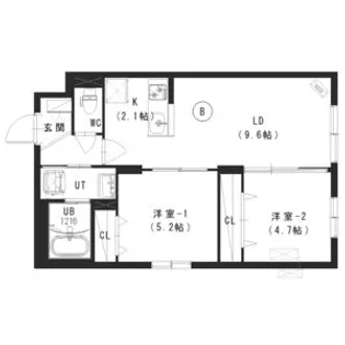 )ルチアーノN35【4階】の間取り