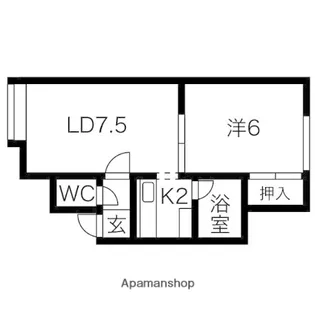 マーチハウス【1階】の間取り