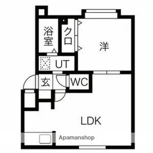 アルファレジデンス環状通【1階】の間取り
