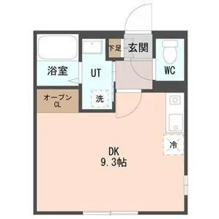 COFFRET(コフレ)西町北【3階】の間取り