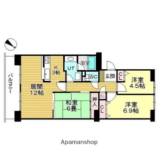 ノヴァ78【2階】の間取り