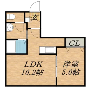 リージェントS札幌【401号室】の間取り
