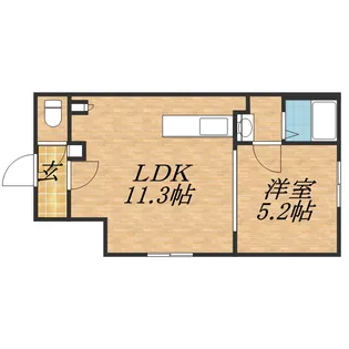 MーSTAGE北9条【3階】の間取り