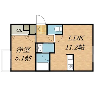CITY-MODE・N25【303号室】の間取り