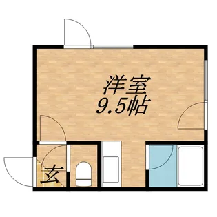 瀬比亜館北14条【203号室】の間取り