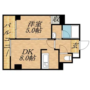 エーデルホフ【00802号室】の間取り