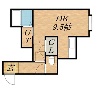 グランヒル北12条【102号室】の間取り