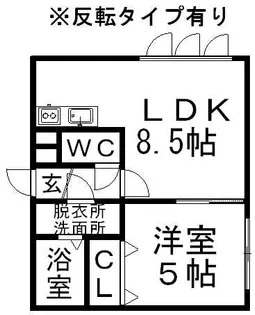 ハイム東環駅【402号室】の間取り