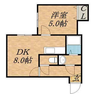 ハイム東環駅【3階】の間取り