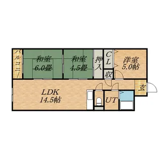 コスモロイヤル東苗穂A棟【309号室】の間取り