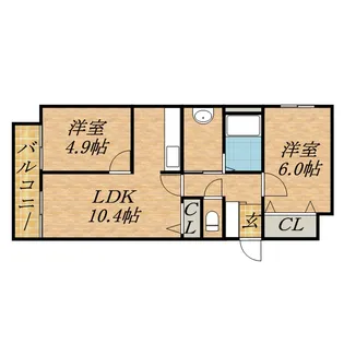 ルラシオン北9条通【4階】の間取り