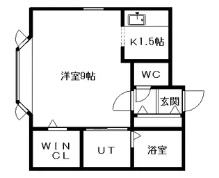 エルム【206号室】の間取り