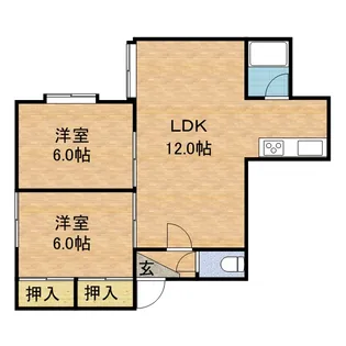 ニューリバー22Ⅰ【202号室】の間取り