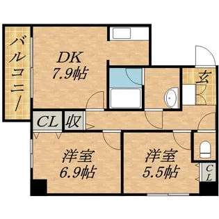 フィラコート北11条【0603号室】の間取り