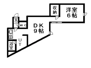 KIRAMECK月寒中央【302号室】の間取り