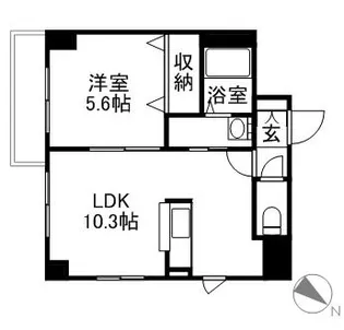 セーヌラヴィ【302号室】の間取り