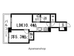 ファンタジーアヴェニュー広和NO,17【702号室】の間取り
