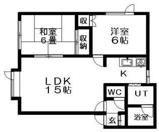 K・Mプラザマルヨー【102号室】の間取り