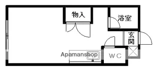 スモット清田Ⅱ【405号室】の間取り