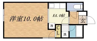 ユートピア清田32【201号室】の間取り