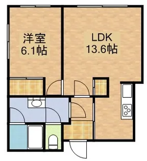 セピアスII・I【201号室】の間取り
