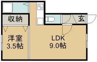ベルツリー【202号室】の間取り