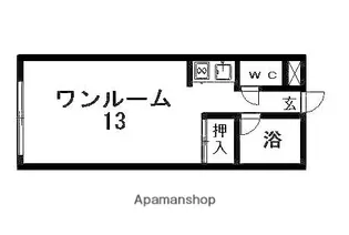 スモット清田Ⅰ【405号室】の間取り