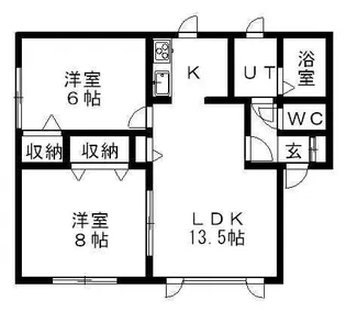 スプレンデスⅠ【1階】の間取り