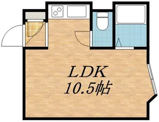 セジュールA【205号室】の間取り