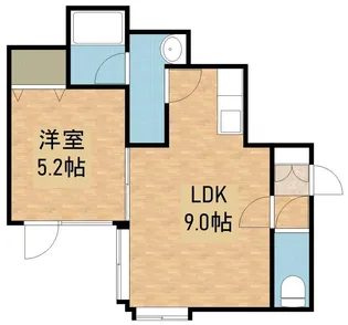 カルムヒルズII【102号室】の間取り