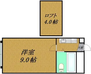 リッチフィールド【210号室】の間取り