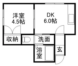 エミネンス平岸17【202号室】の間取り