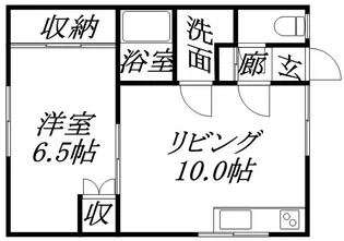 第2ときわマンション【11号室】の間取り