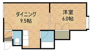 1LDKの間取り画像